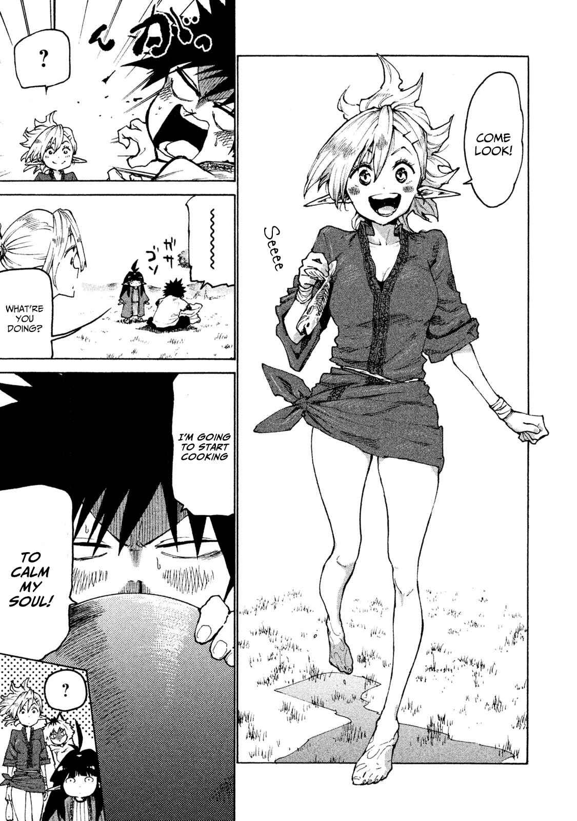 Page 15 Chapter 27 Mazumeshi Elf to Yuuboku gurashi