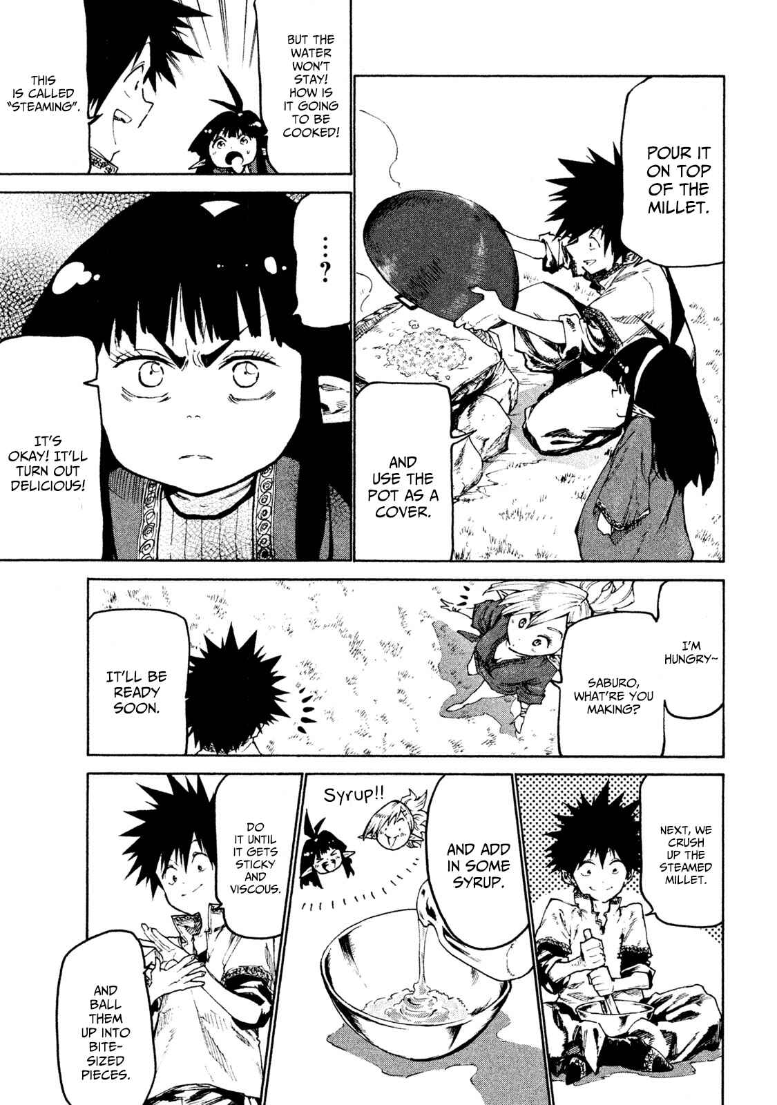 Page 17 Chapter 27 Mazumeshi Elf to Yuuboku gurashi