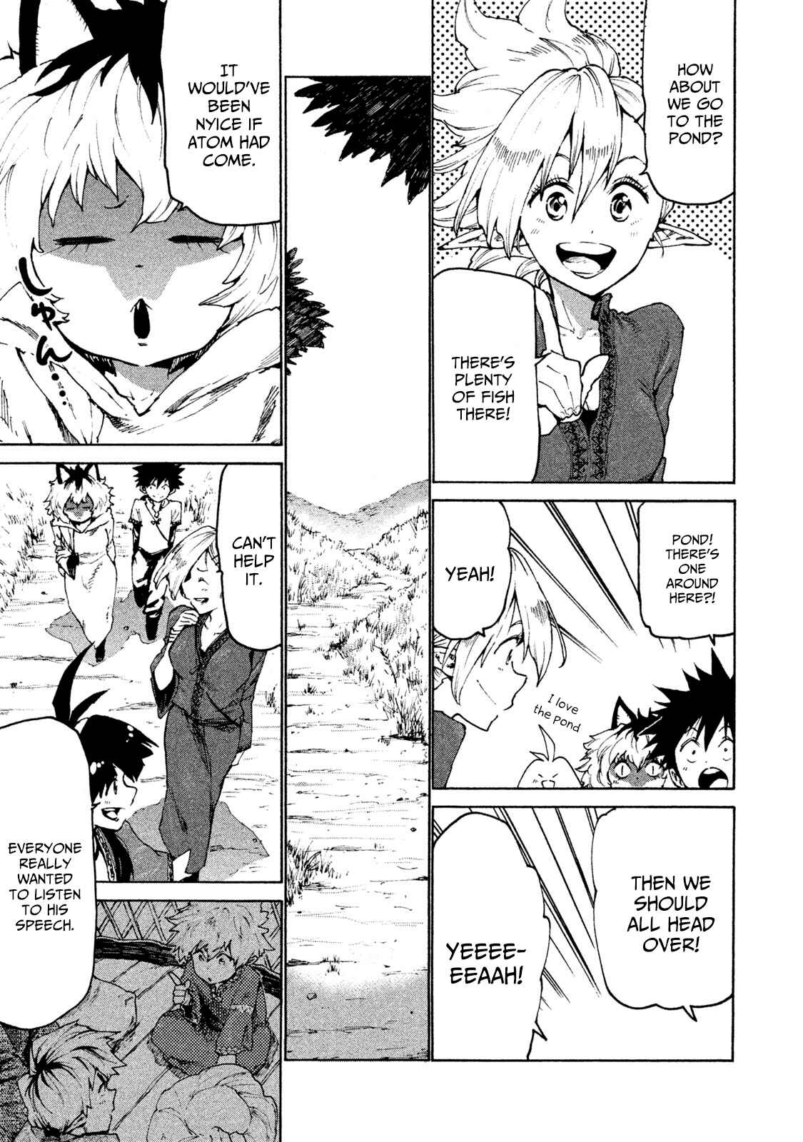 Page 3 Chapter 27 Mazumeshi Elf to Yuuboku gurashi