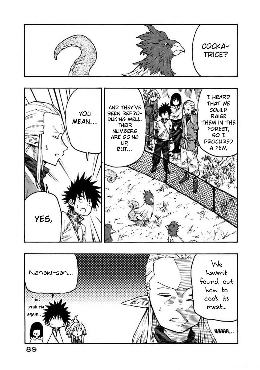 Page 15 Chapter 72 Mazumeshi Elf to Yuuboku gurashi