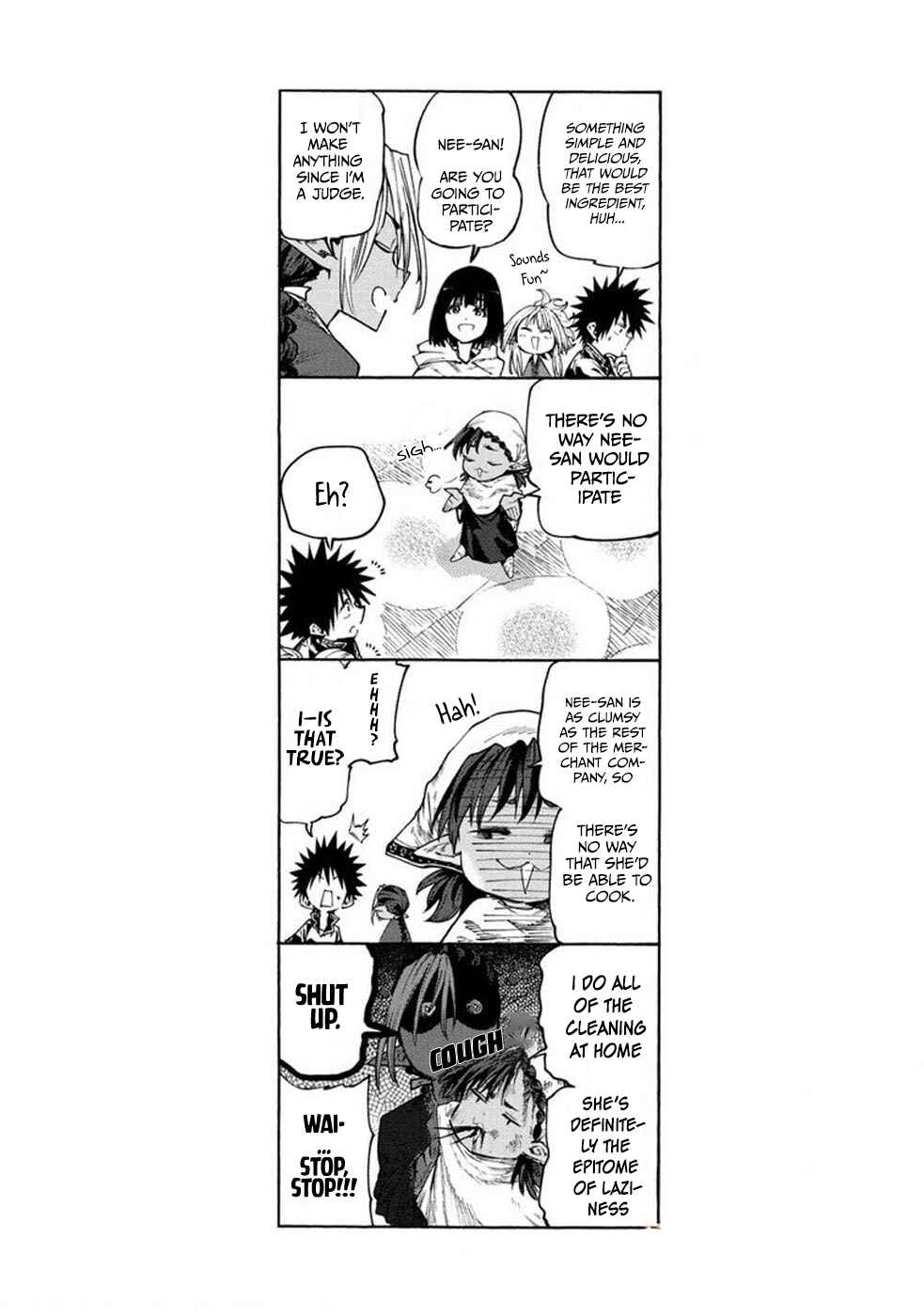 Page 21 Chapter 71 Mazumeshi Elf to Yuuboku gurashi