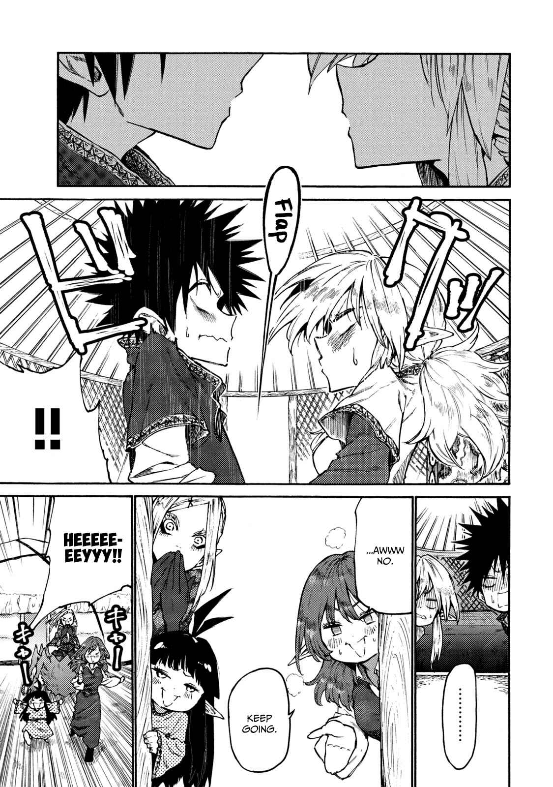Page 11 Chapter 35 Mazumeshi Elf to Yuuboku gurashi