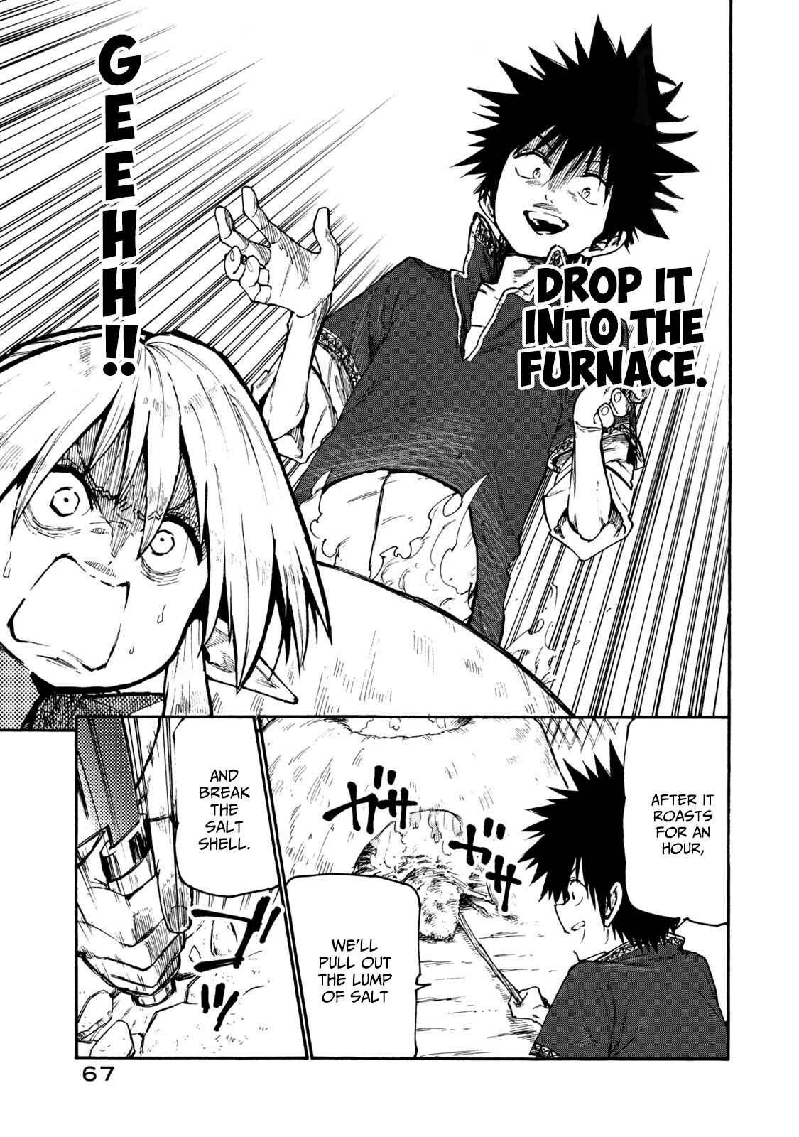 Page 15 Chapter 35 Mazumeshi Elf to Yuuboku gurashi