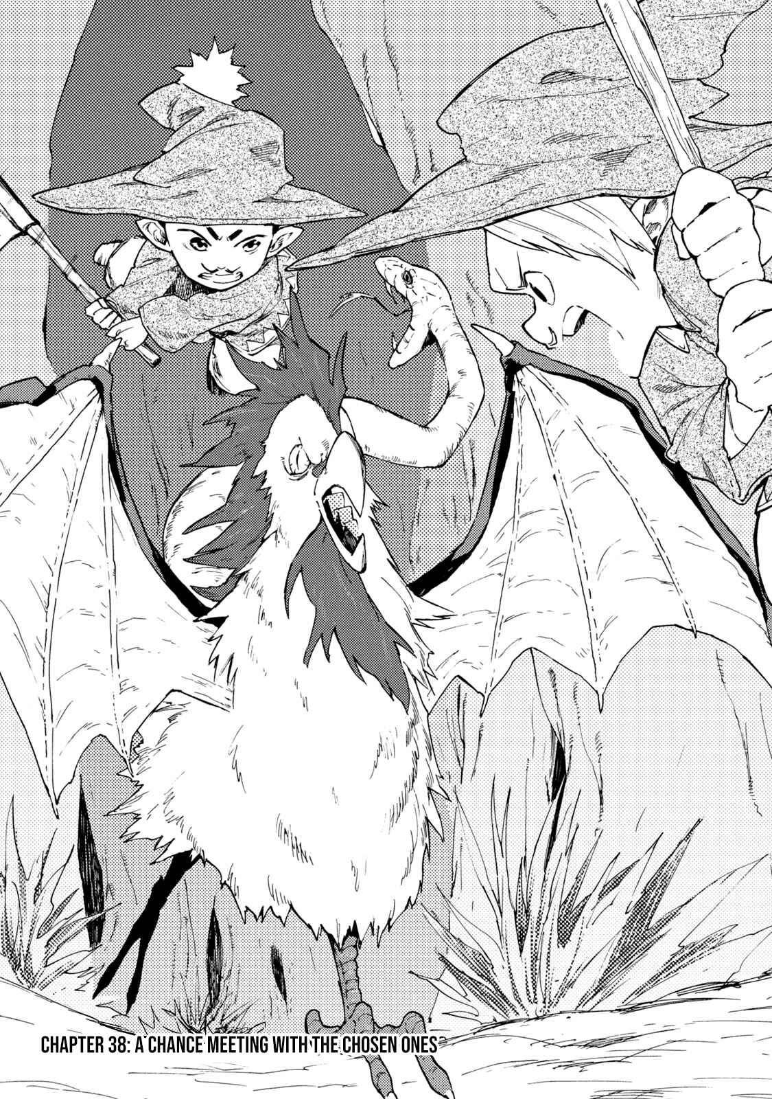 Page 1 Chapter 38 Mazumeshi Elf to Yuuboku gurashi