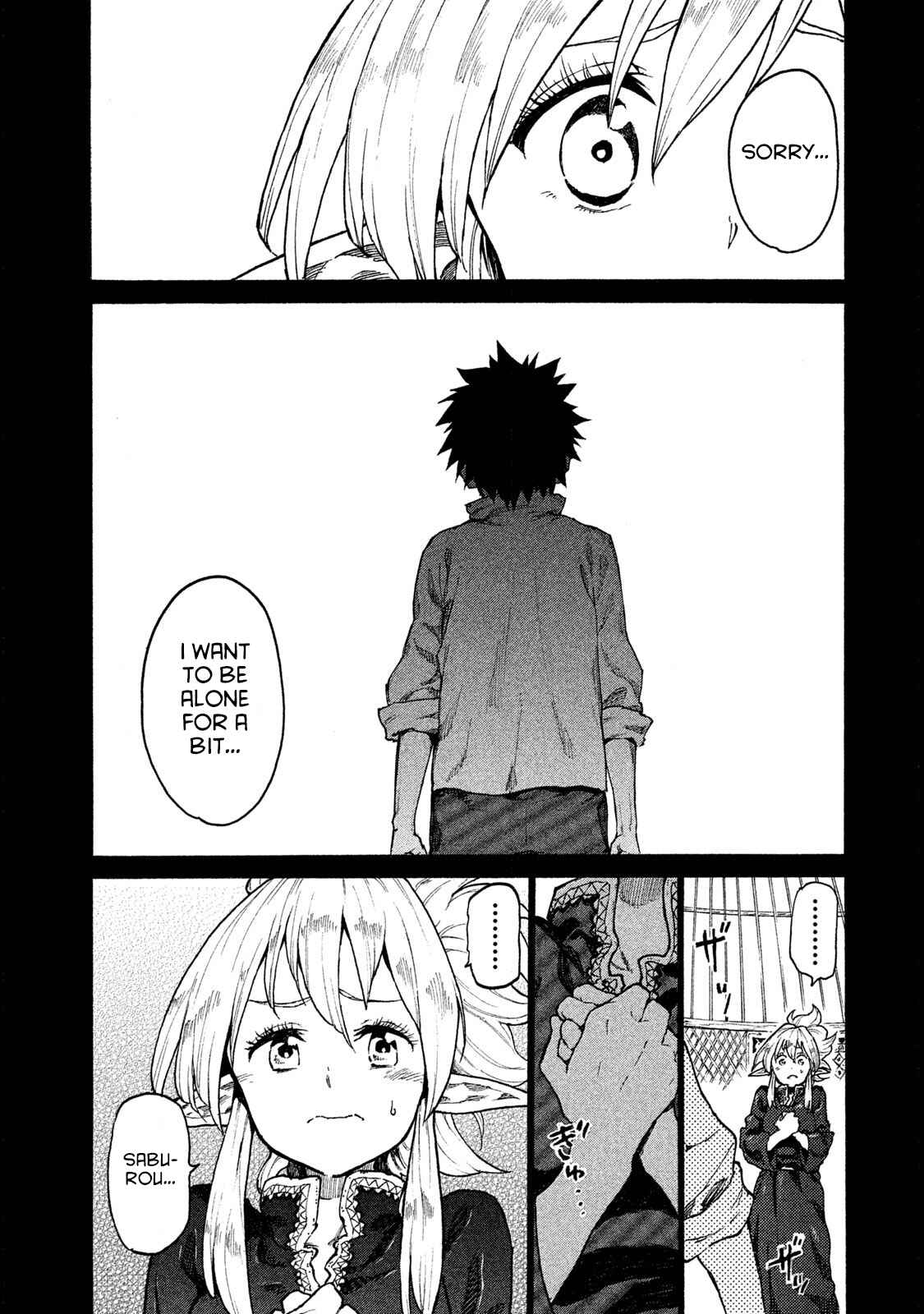 Page 11 Chapter 10 Mazumeshi Elf to Yuuboku gurashi