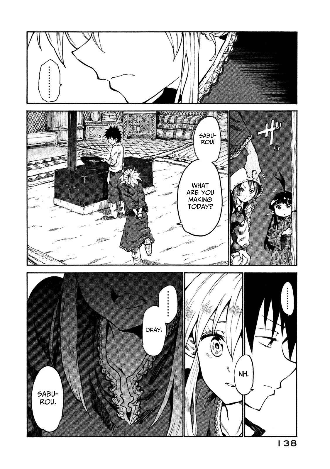 Page 12 Chapter 10 Mazumeshi Elf to Yuuboku gurashi