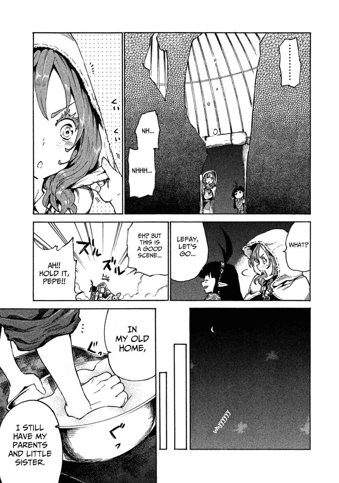 Page 15 Chapter 10 Mazumeshi Elf to Yuuboku gurashi