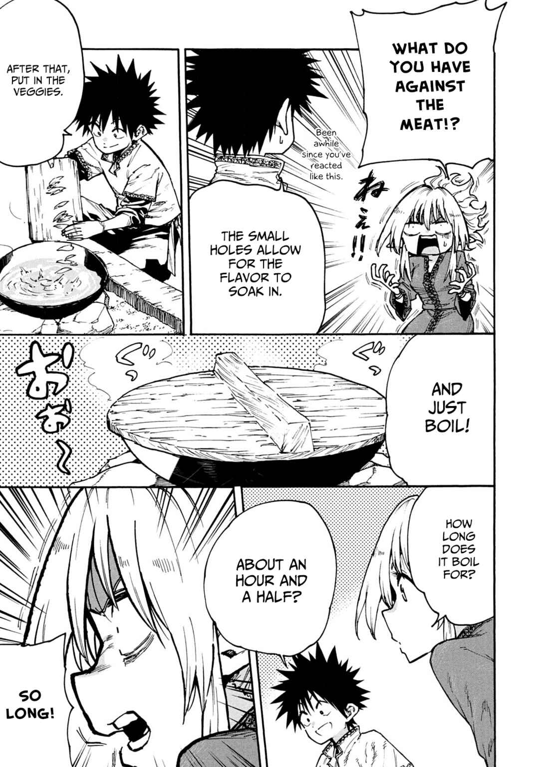 Page 7 Chapter 62 Mazumeshi Elf to Yuuboku gurashi