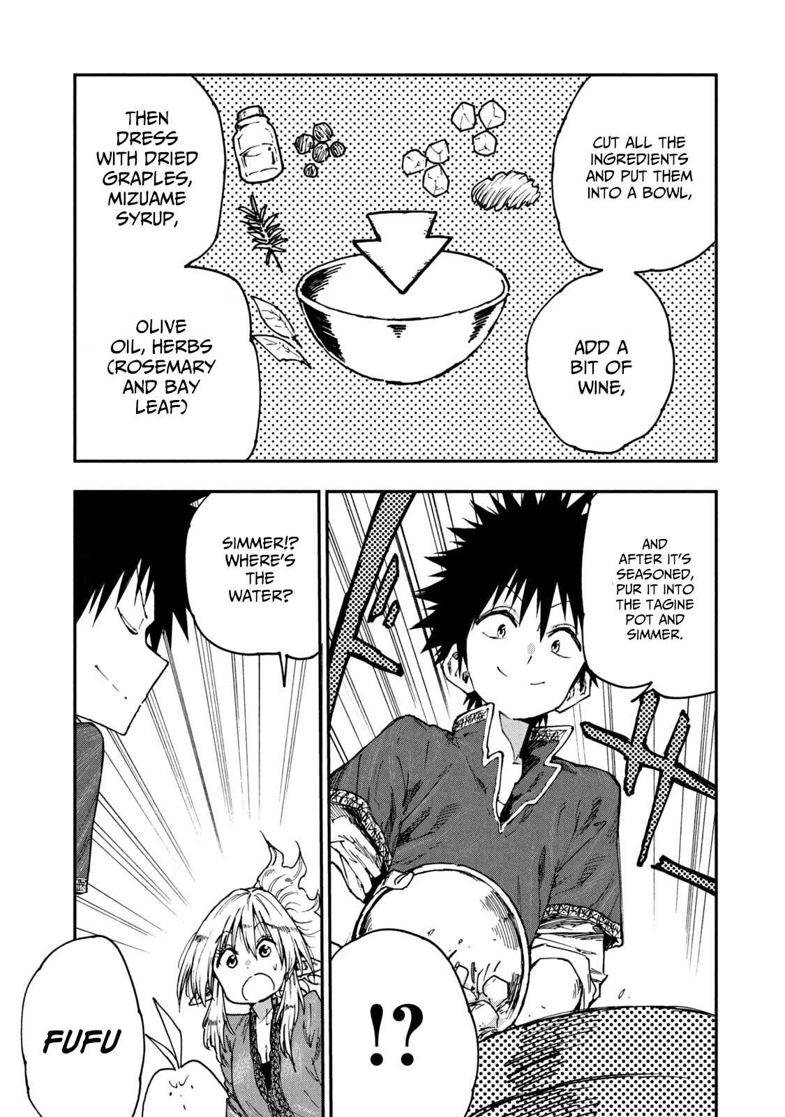 Page 15 Chapter 52 Mazumeshi Elf to Yuuboku gurashi