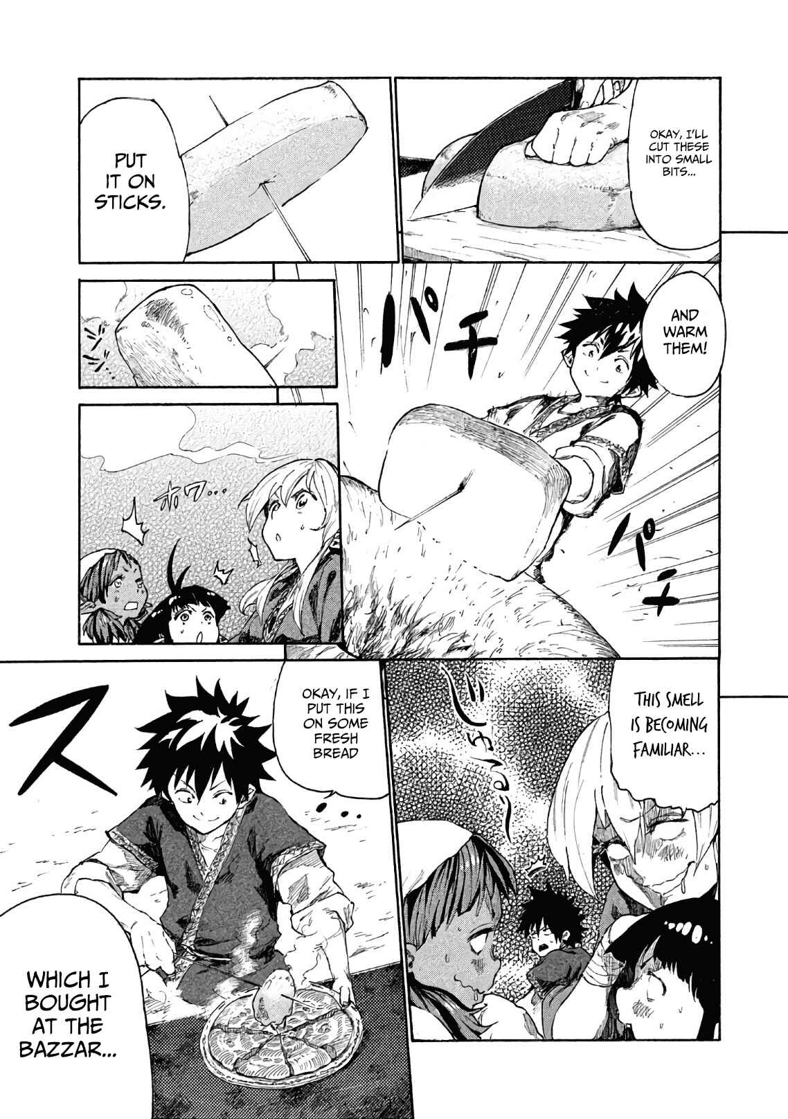 Page 22 Chapter 5 Mazumeshi Elf to Yuuboku gurashi