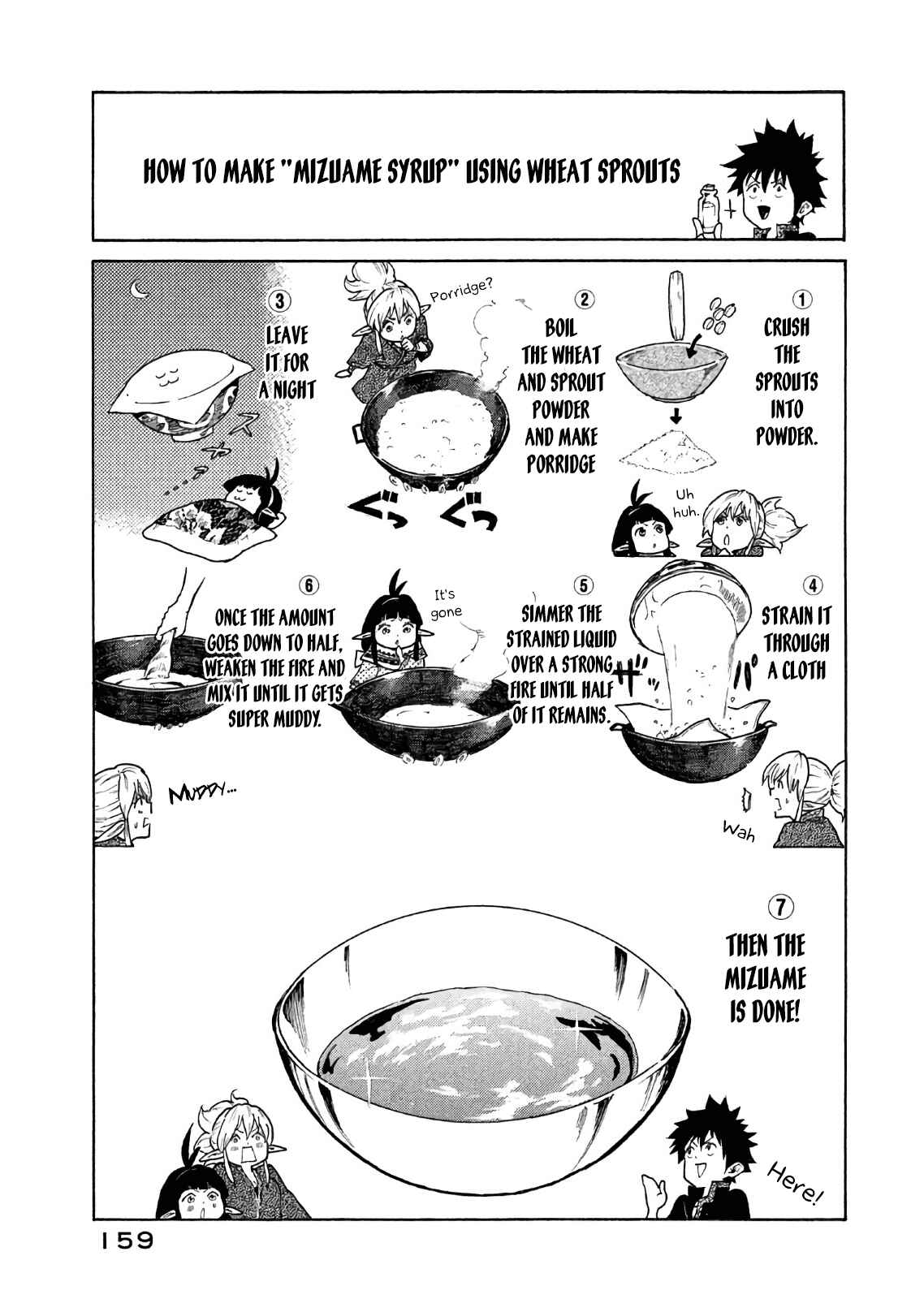 Page 38 Chapter 5 Mazumeshi Elf to Yuuboku gurashi