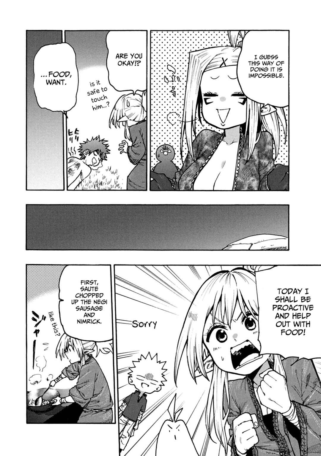 Page 14 Chapter 67 Mazumeshi Elf to Yuuboku gurashi