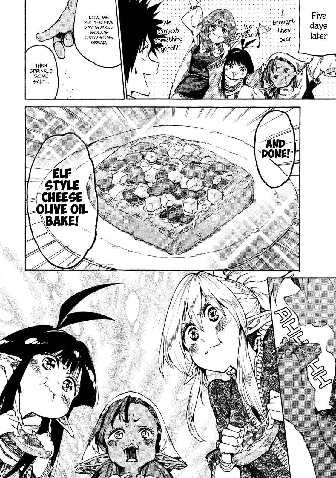 Page 20 Chapter 17 Mazumeshi Elf to Yuuboku gurashi