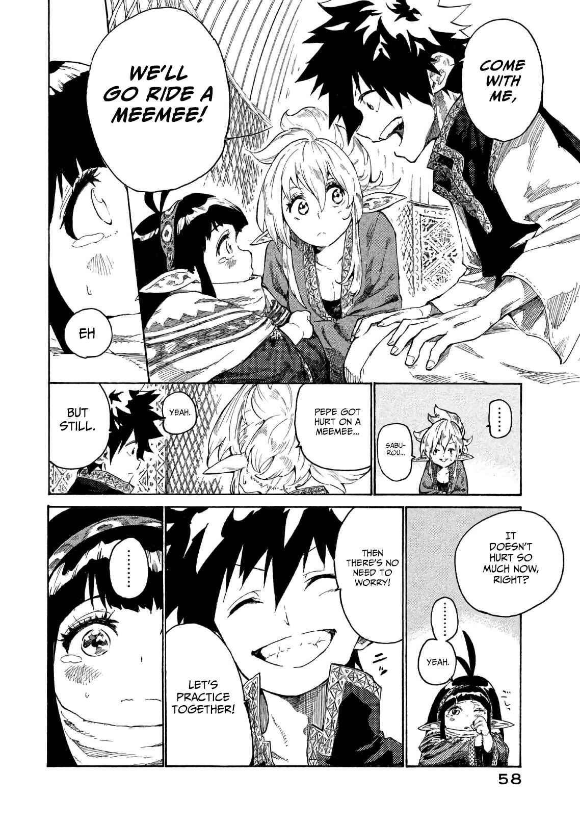 Page 11 Chapter 2 Mazumeshi Elf to Yuuboku gurashi