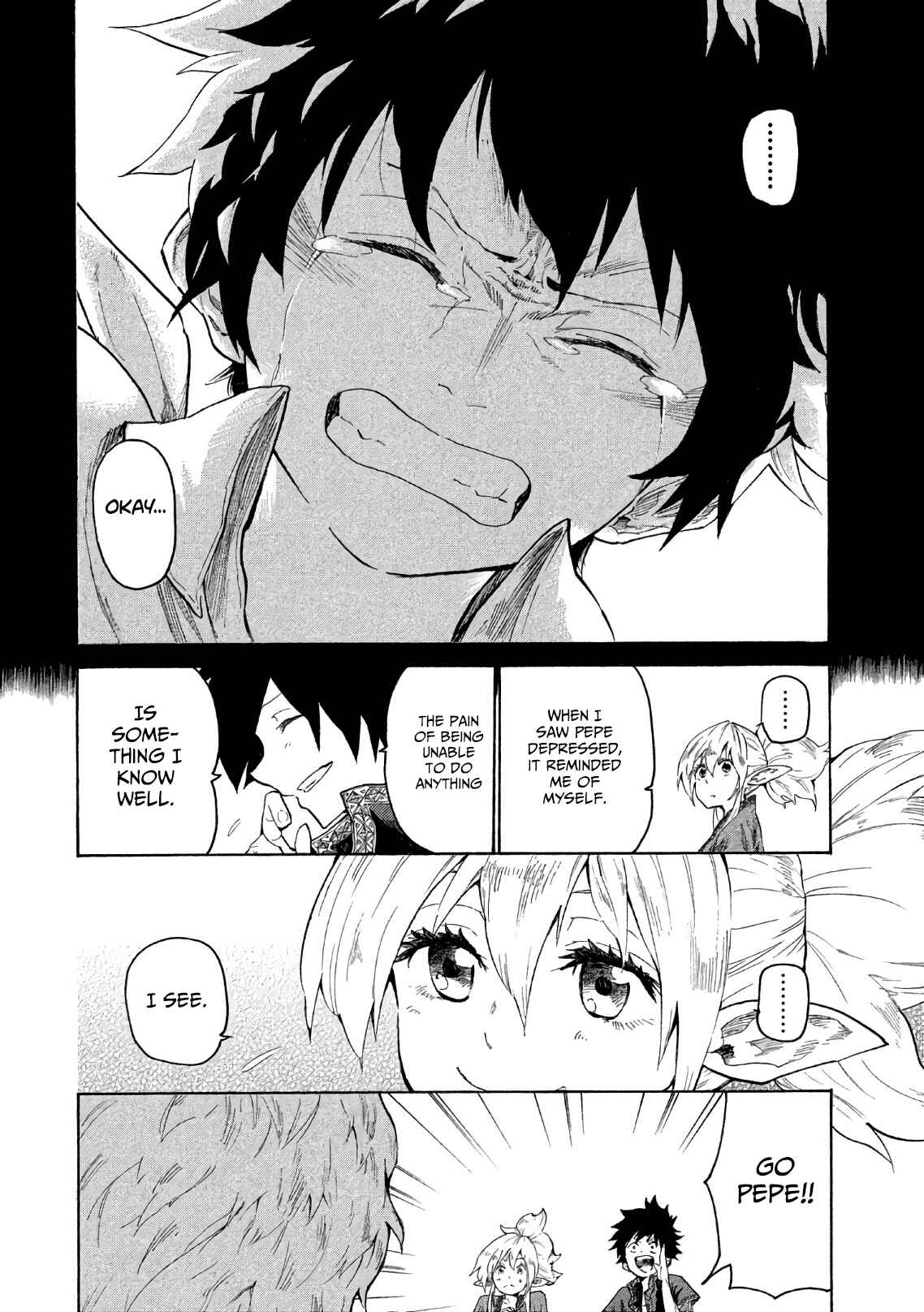Page 19 Chapter 2 Mazumeshi Elf to Yuuboku gurashi