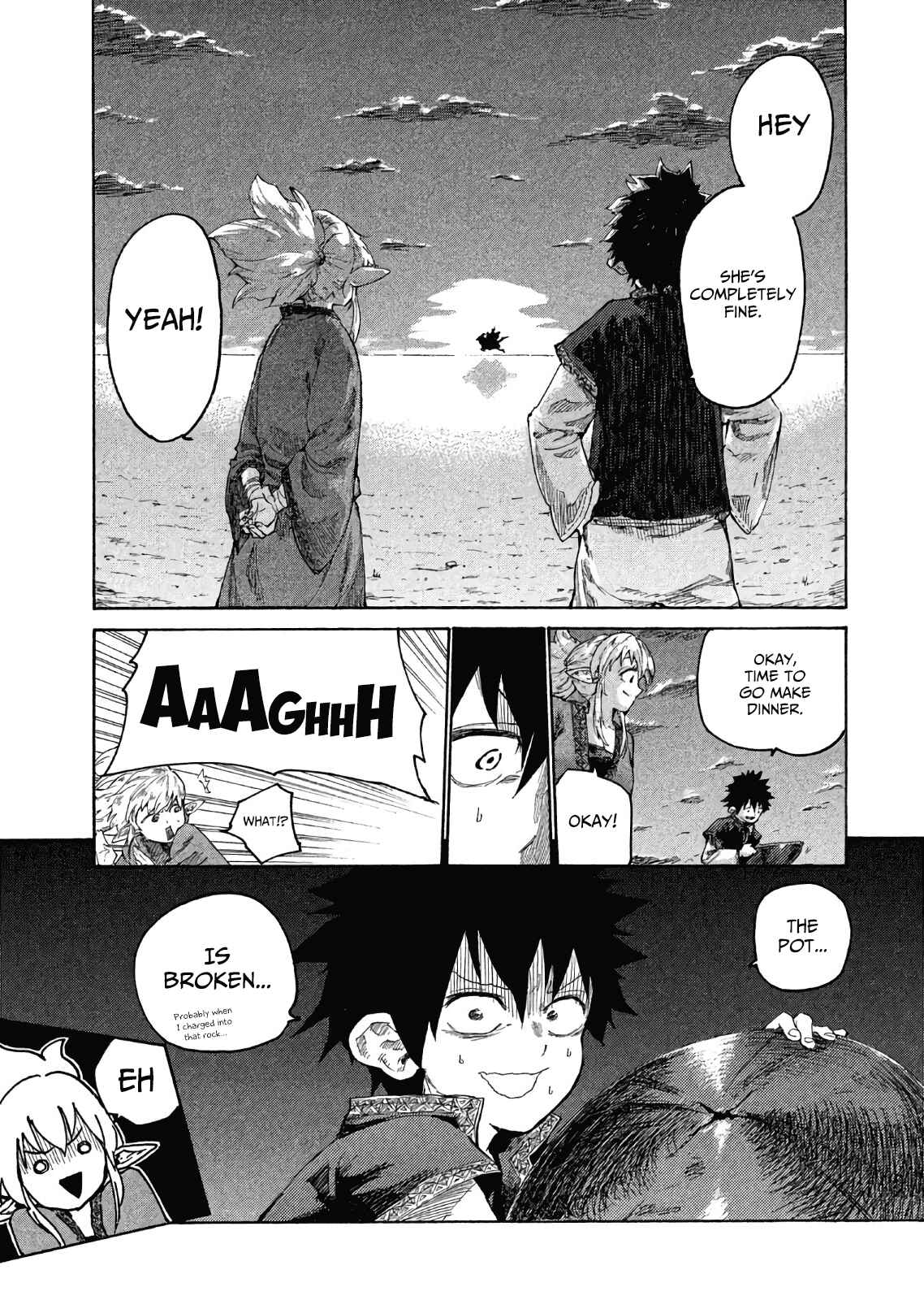 Page 22 Chapter 2 Mazumeshi Elf to Yuuboku gurashi