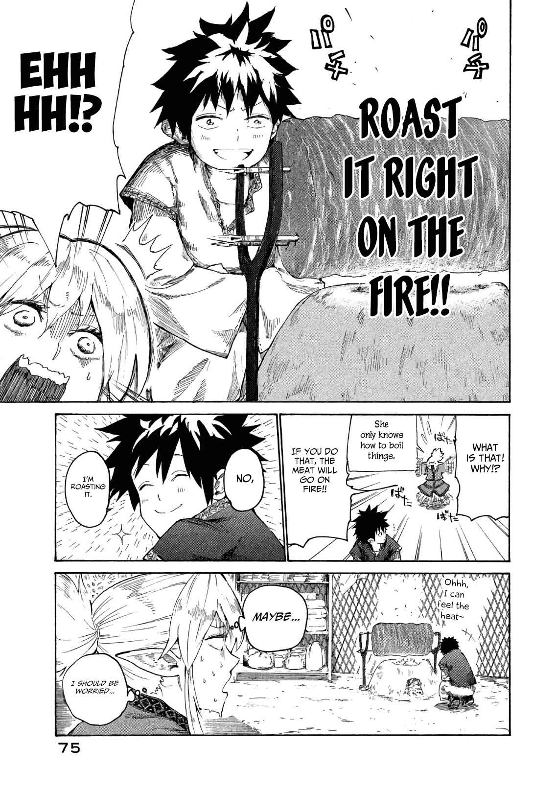 Page 28 Chapter 2 Mazumeshi Elf to Yuuboku gurashi