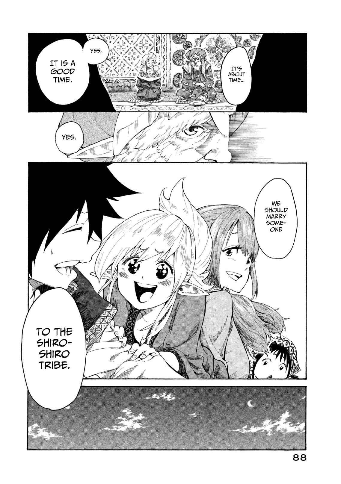 Page 41 Chapter 2 Mazumeshi Elf to Yuuboku gurashi