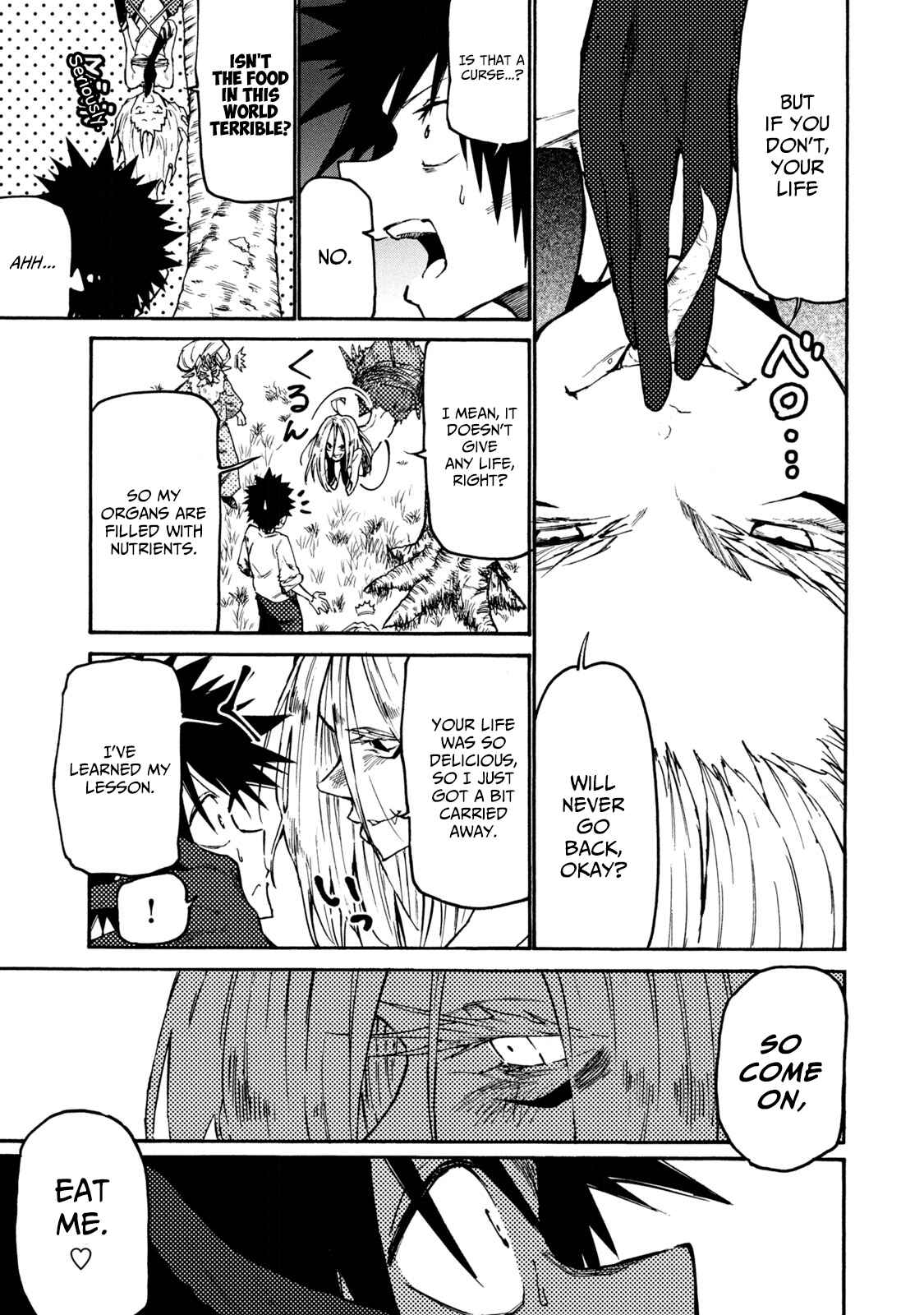 Page 19 Chapter 34 Mazumeshi Elf to Yuuboku gurashi