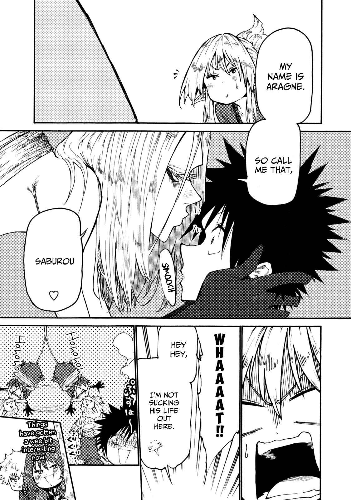 Page 25 Chapter 34 Mazumeshi Elf to Yuuboku gurashi