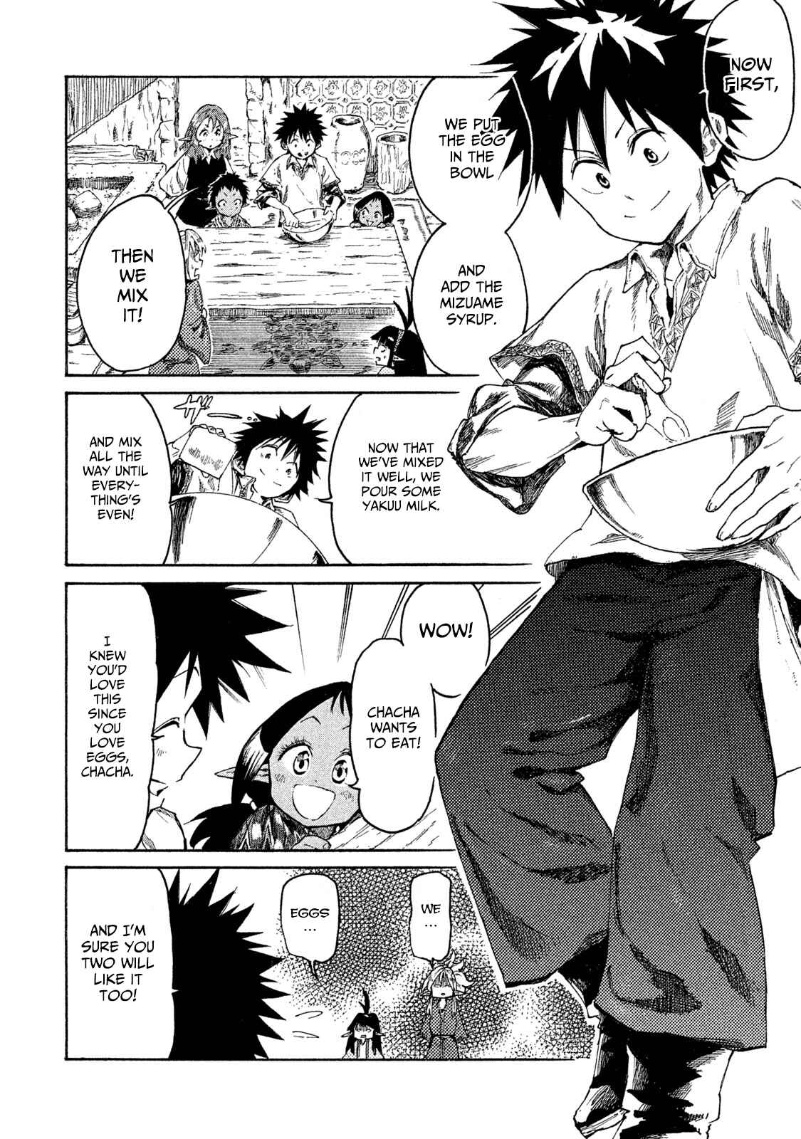 Page 12 Chapter 14 Mazumeshi Elf to Yuuboku gurashi
