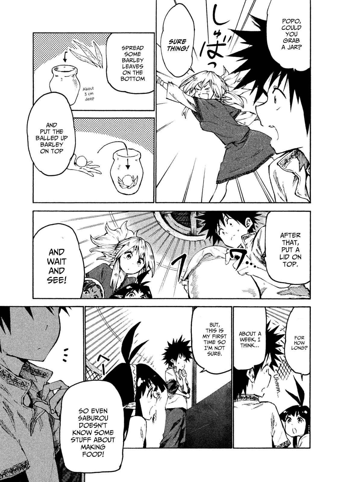 Page 19 Chapter 28 Mazumeshi Elf to Yuuboku gurashi