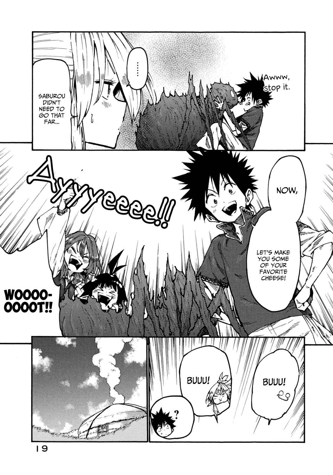 Page 21 Chapter 33 Mazumeshi Elf to Yuuboku gurashi