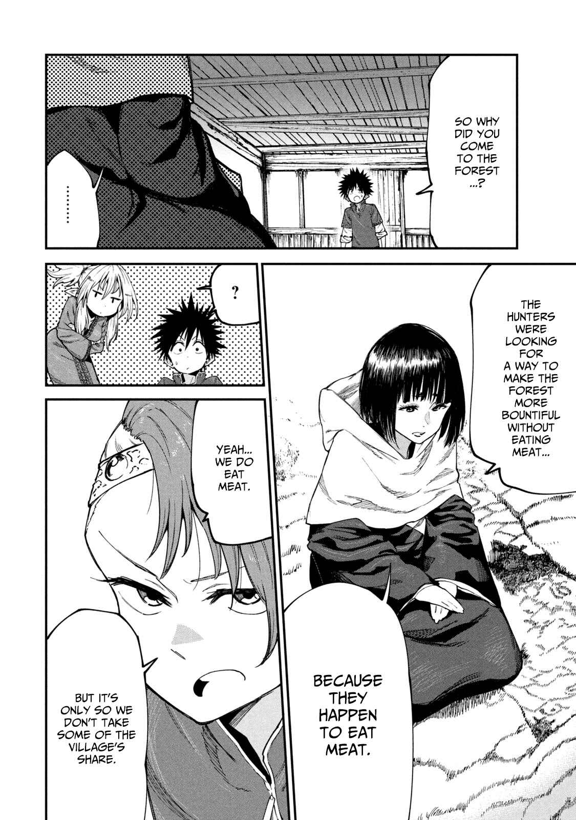 Page 12 Chapter 48 Mazumeshi Elf to Yuuboku gurashi