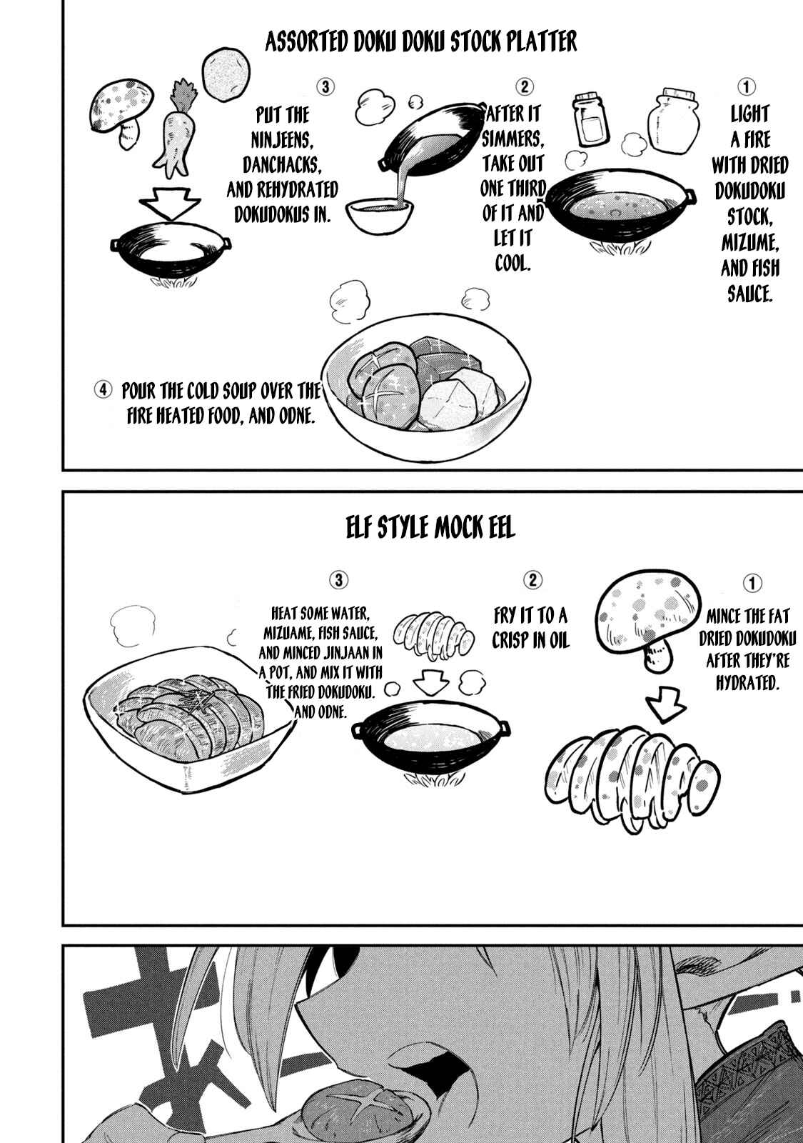 Page 22 Chapter 48 Mazumeshi Elf to Yuuboku gurashi