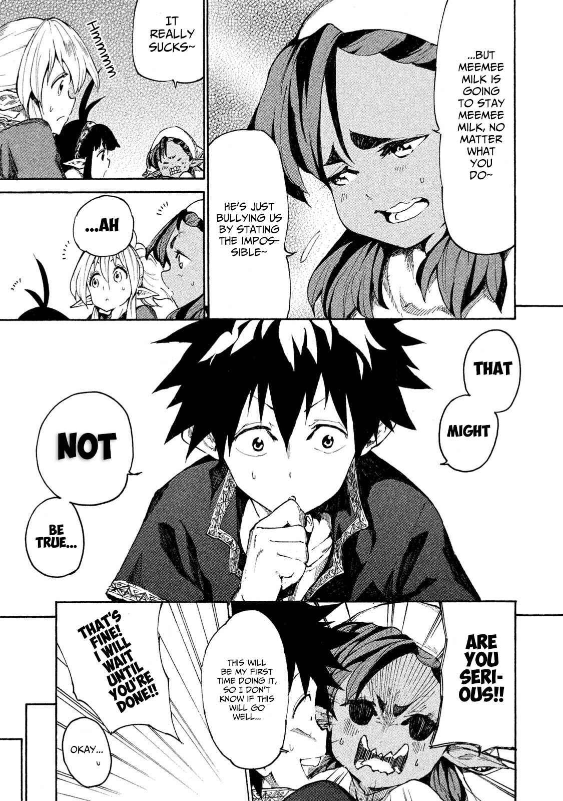Page 24 Chapter 6 Mazumeshi Elf to Yuuboku gurashi