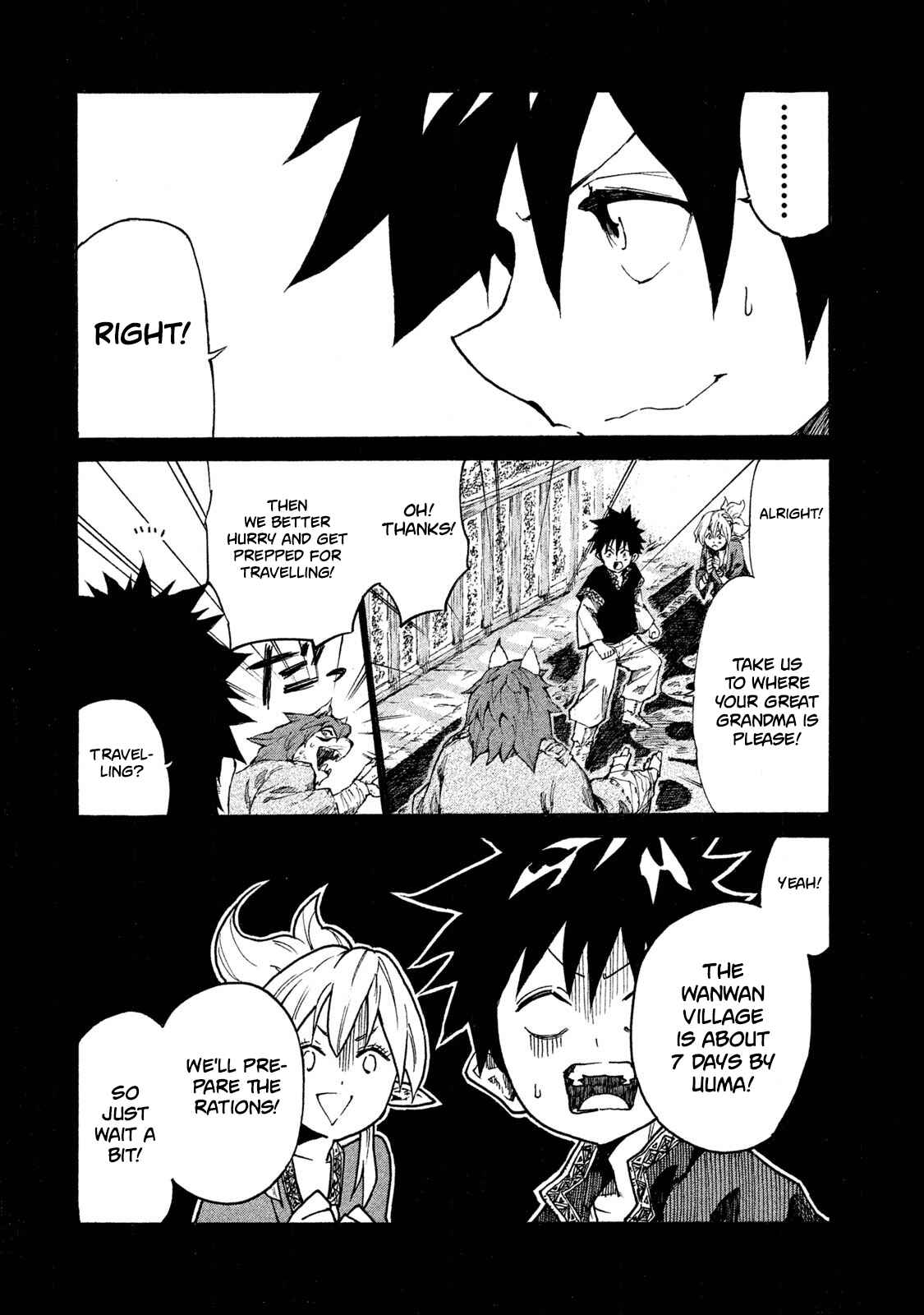 Page 35 Chapter 6 Mazumeshi Elf to Yuuboku gurashi