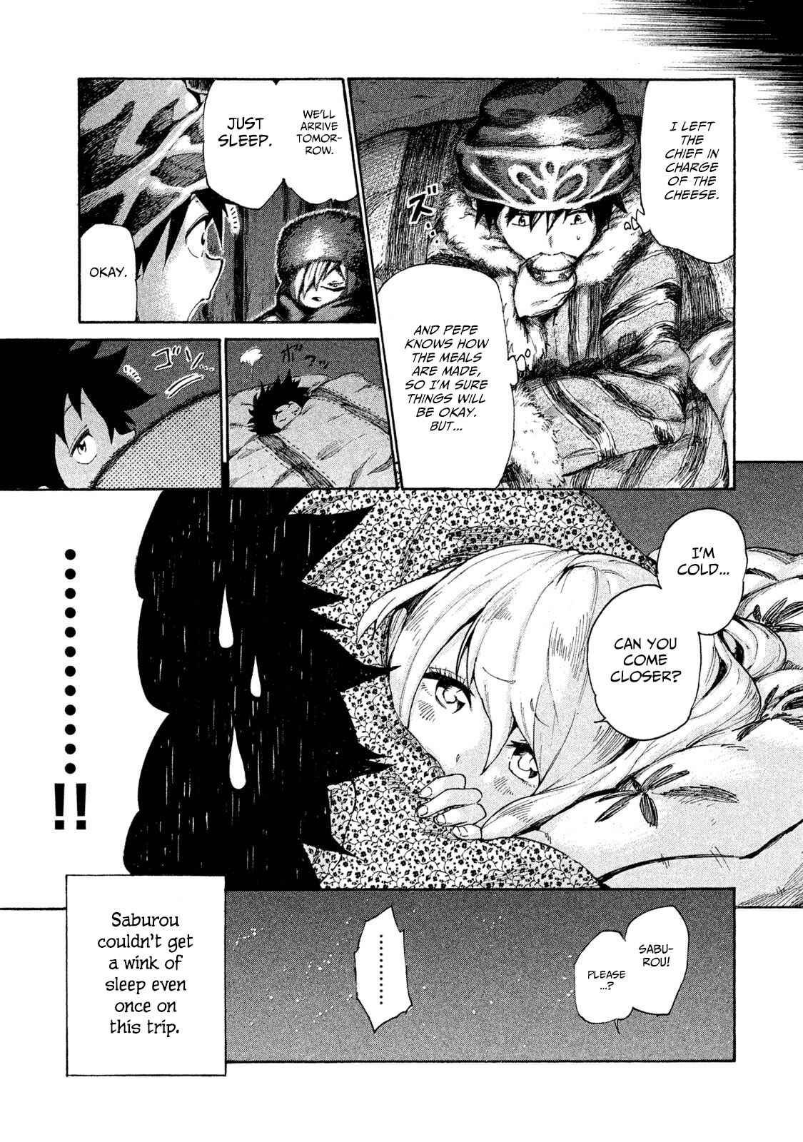 Page 36 Chapter 6 Mazumeshi Elf to Yuuboku gurashi