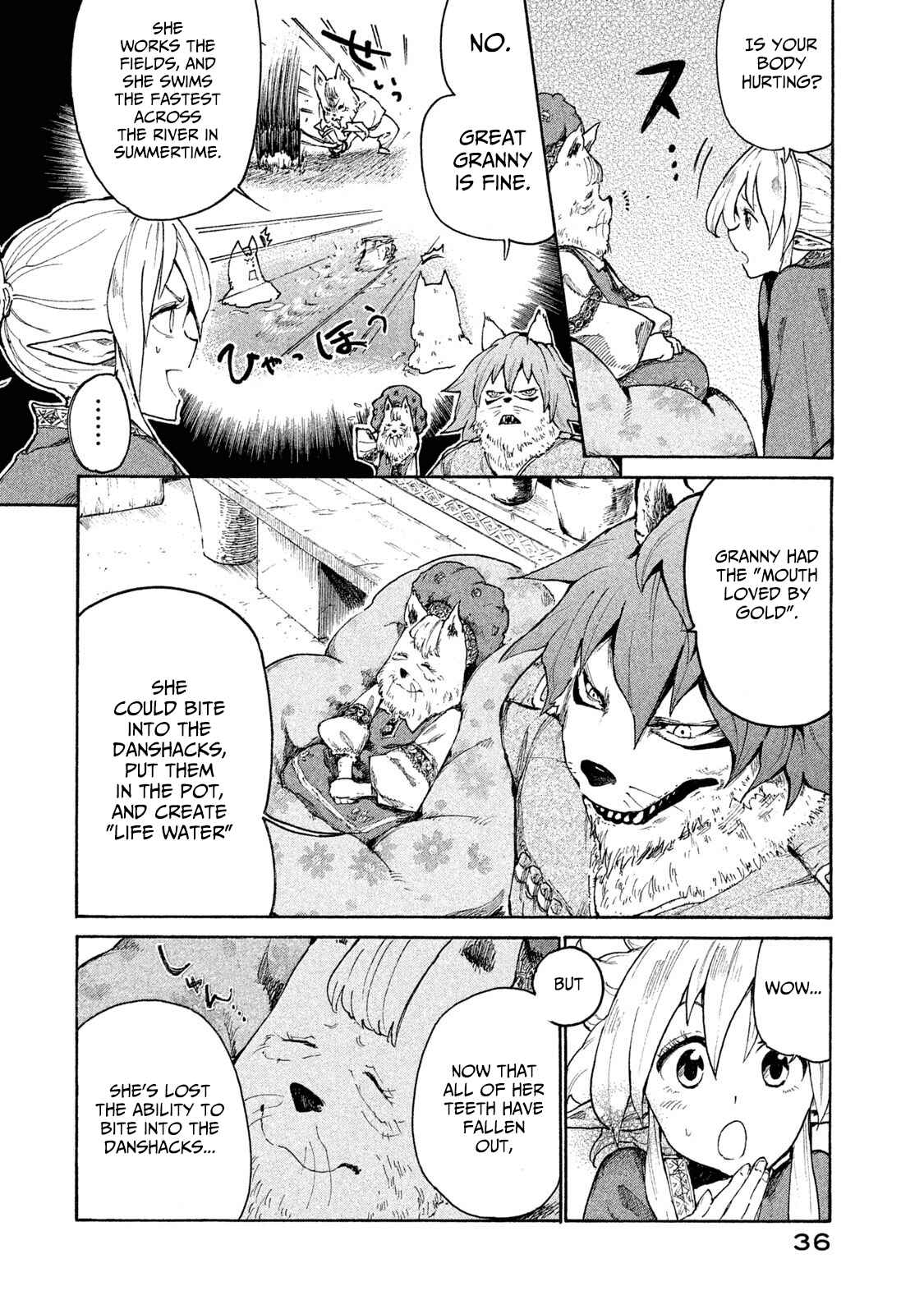 Page 39 Chapter 6 Mazumeshi Elf to Yuuboku gurashi