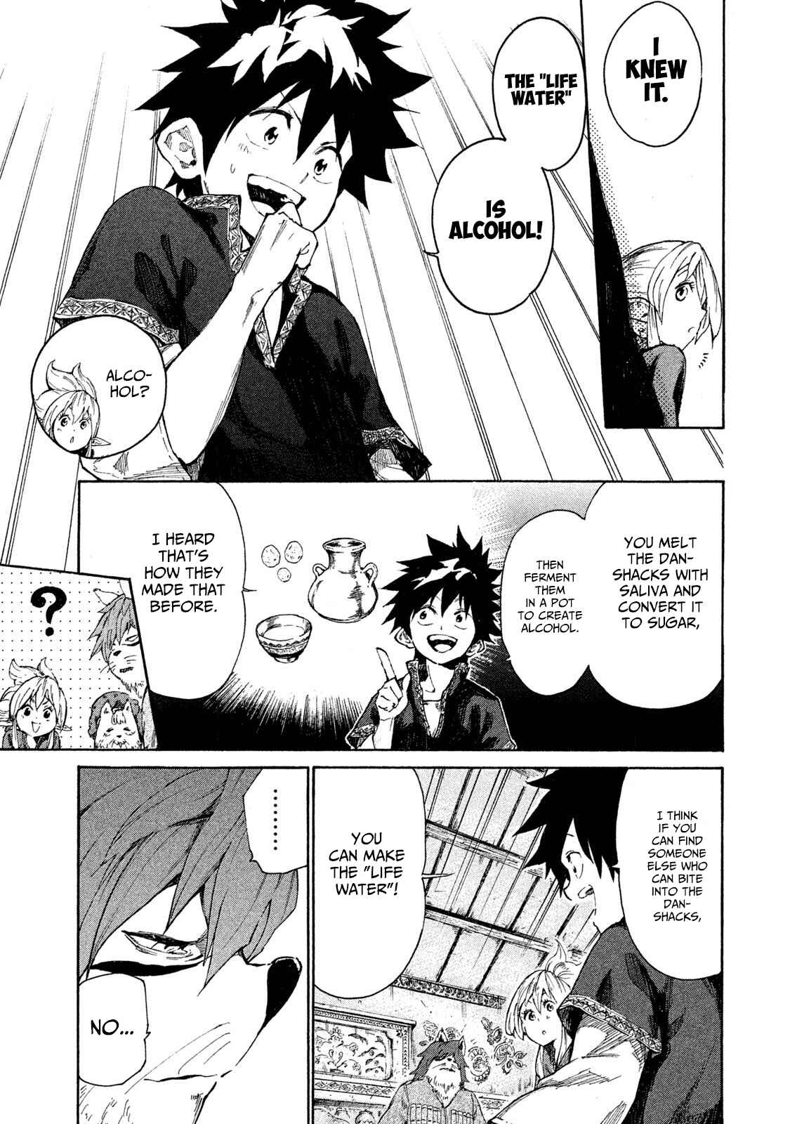 Page 40 Chapter 6 Mazumeshi Elf to Yuuboku gurashi