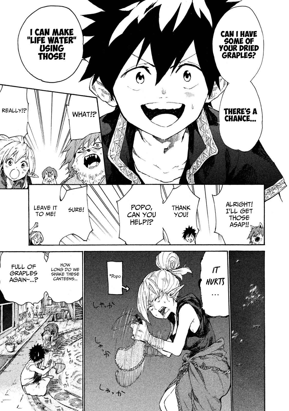 Page 42 Chapter 6 Mazumeshi Elf to Yuuboku gurashi