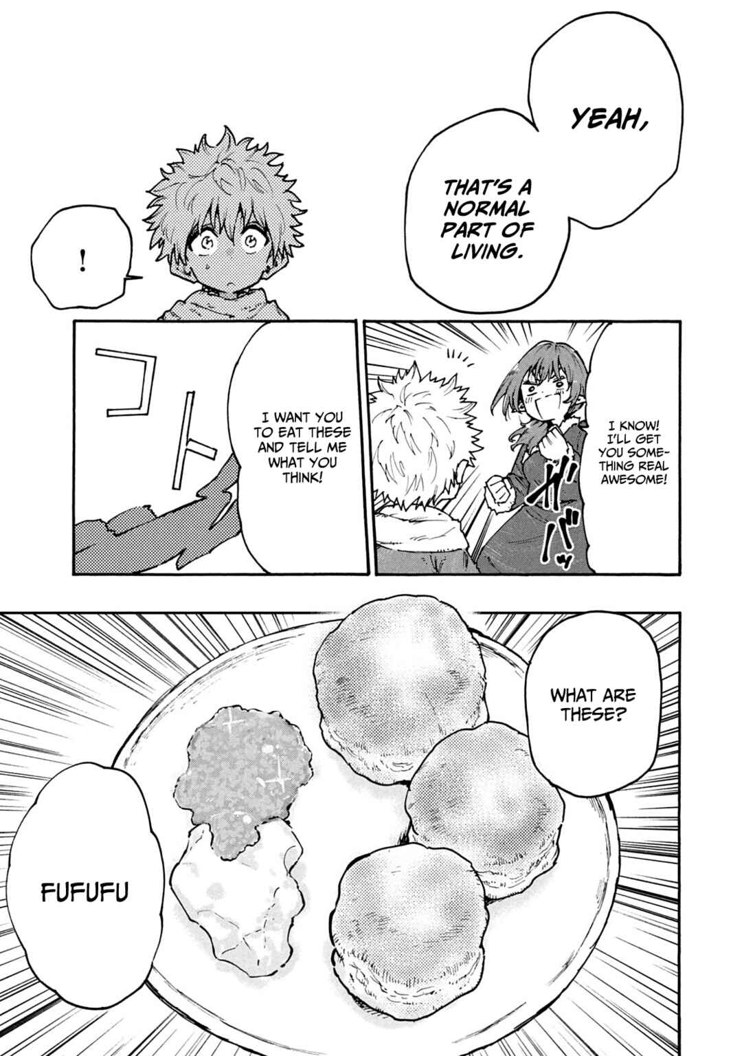 Page 13 Chapter 61 Mazumeshi Elf to Yuuboku gurashi