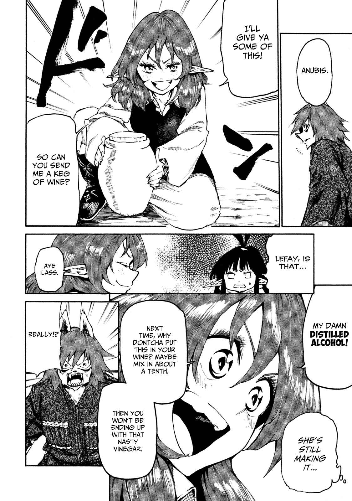 Page 14 Chapter 18 Mazumeshi Elf to Yuuboku gurashi