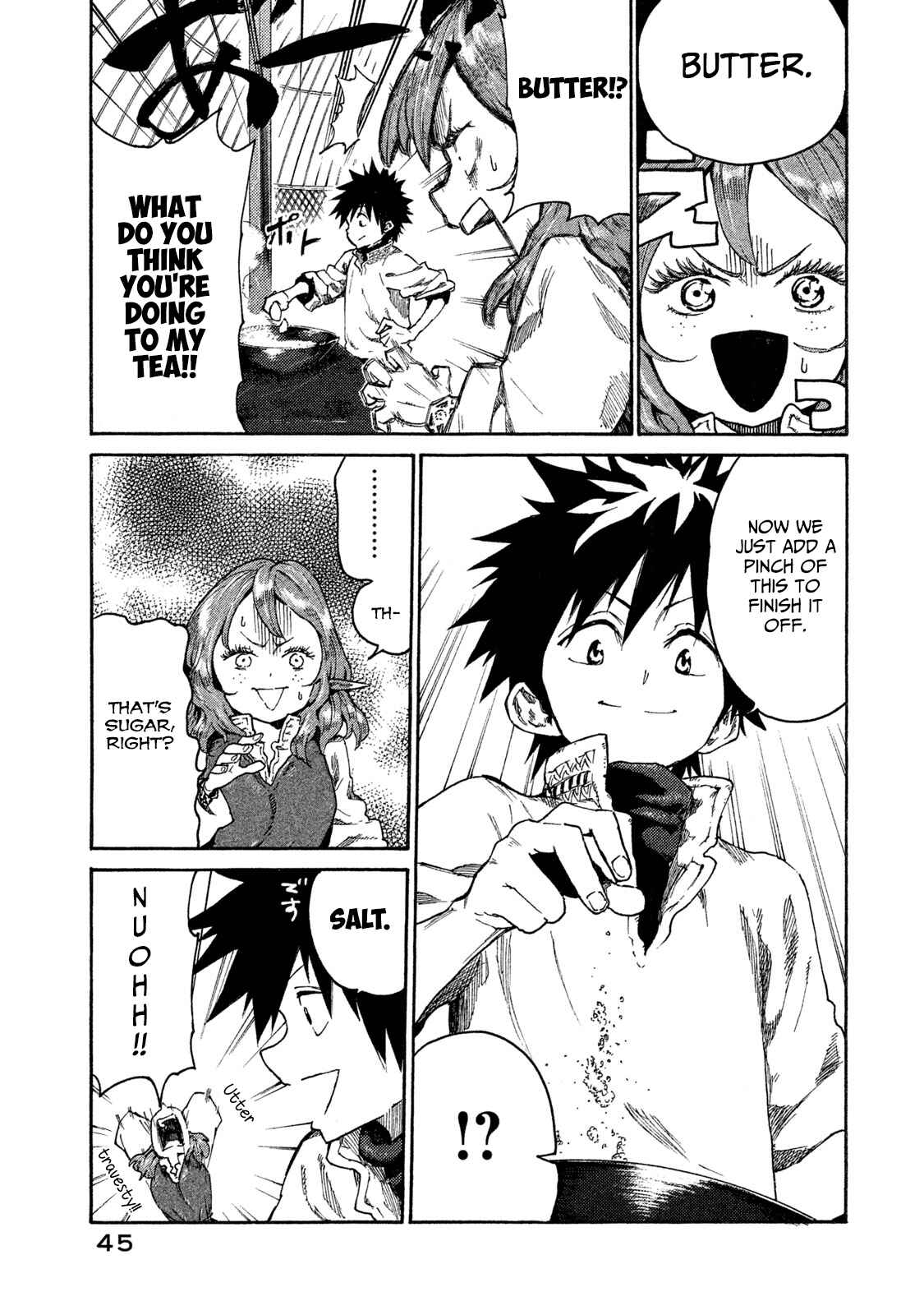 Page 13 Chapter 12 Mazumeshi Elf to Yuuboku gurashi