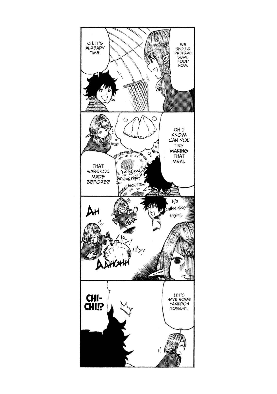 Page 20 Chapter 12 Mazumeshi Elf to Yuuboku gurashi