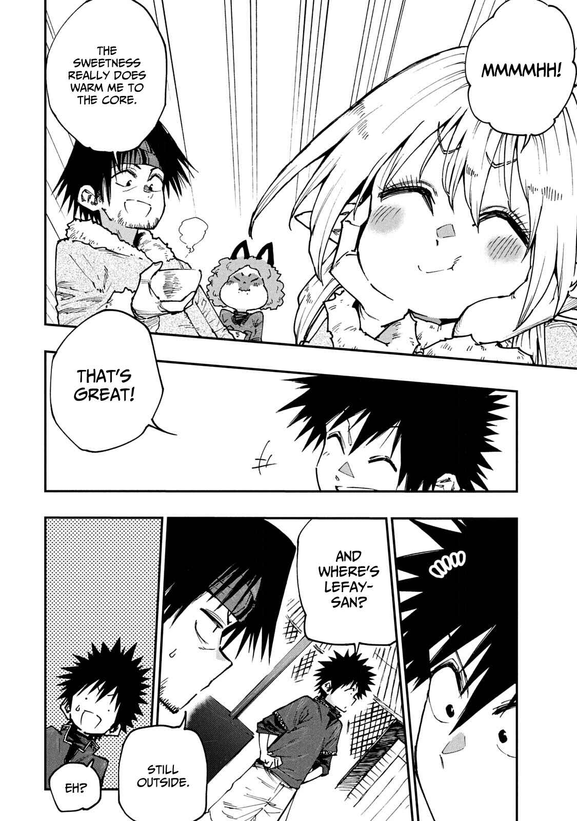 Page 6 Chapter 58 Mazumeshi Elf to Yuuboku gurashi