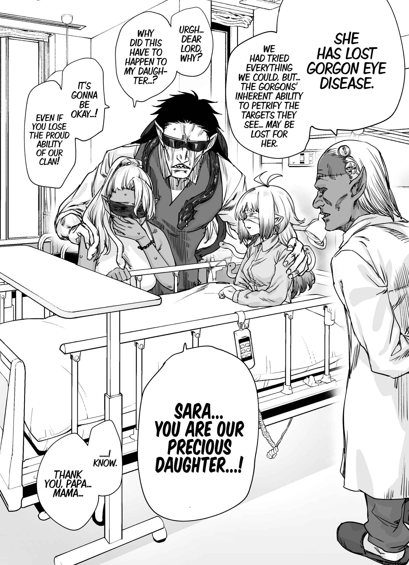 Page 1 Chapter Unknown_fab8 Medusa-chan Realised She Has a Bad Case of Communication Disorder