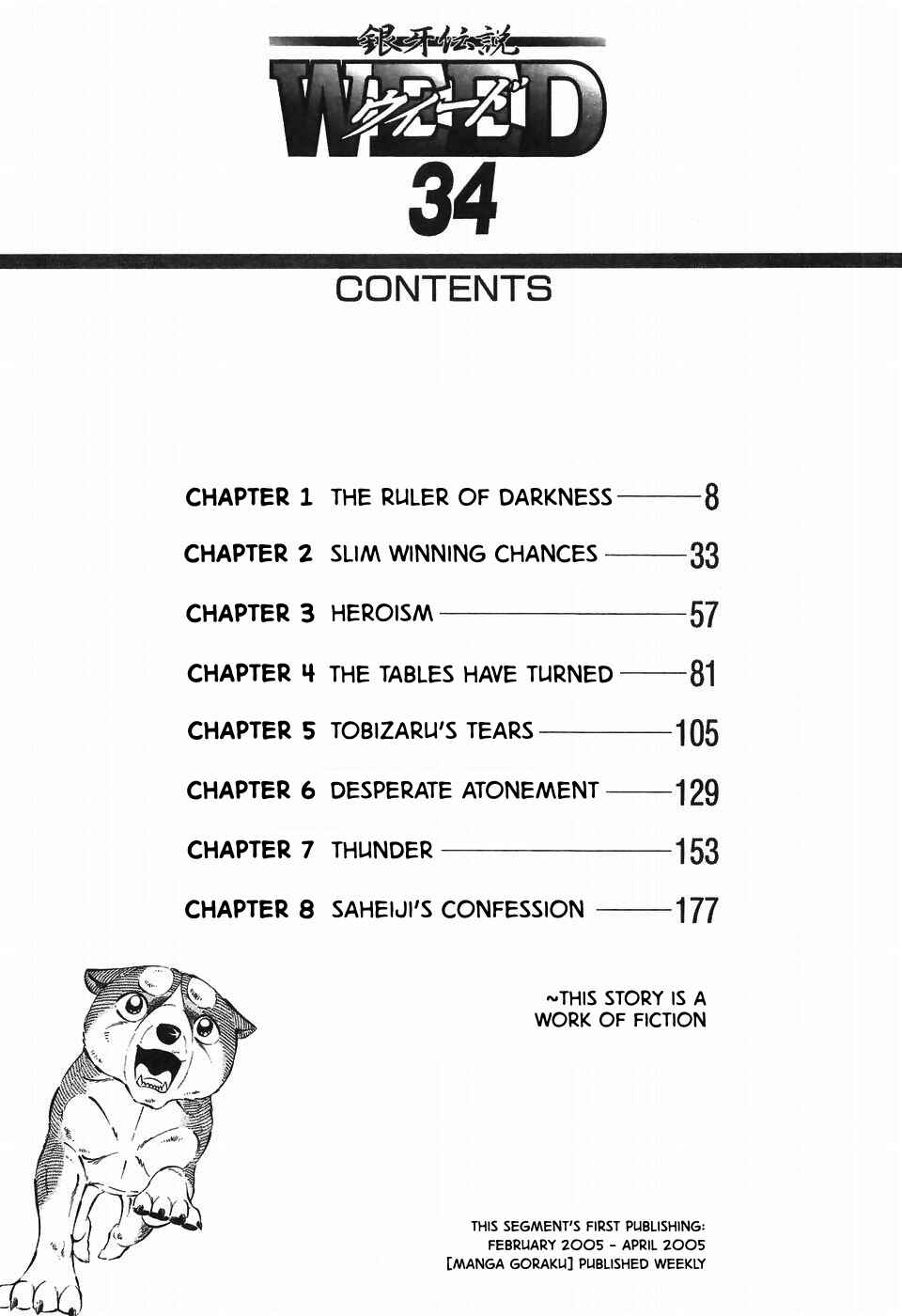 Page 6 Chapter 284 Ginga Densetsu Weed