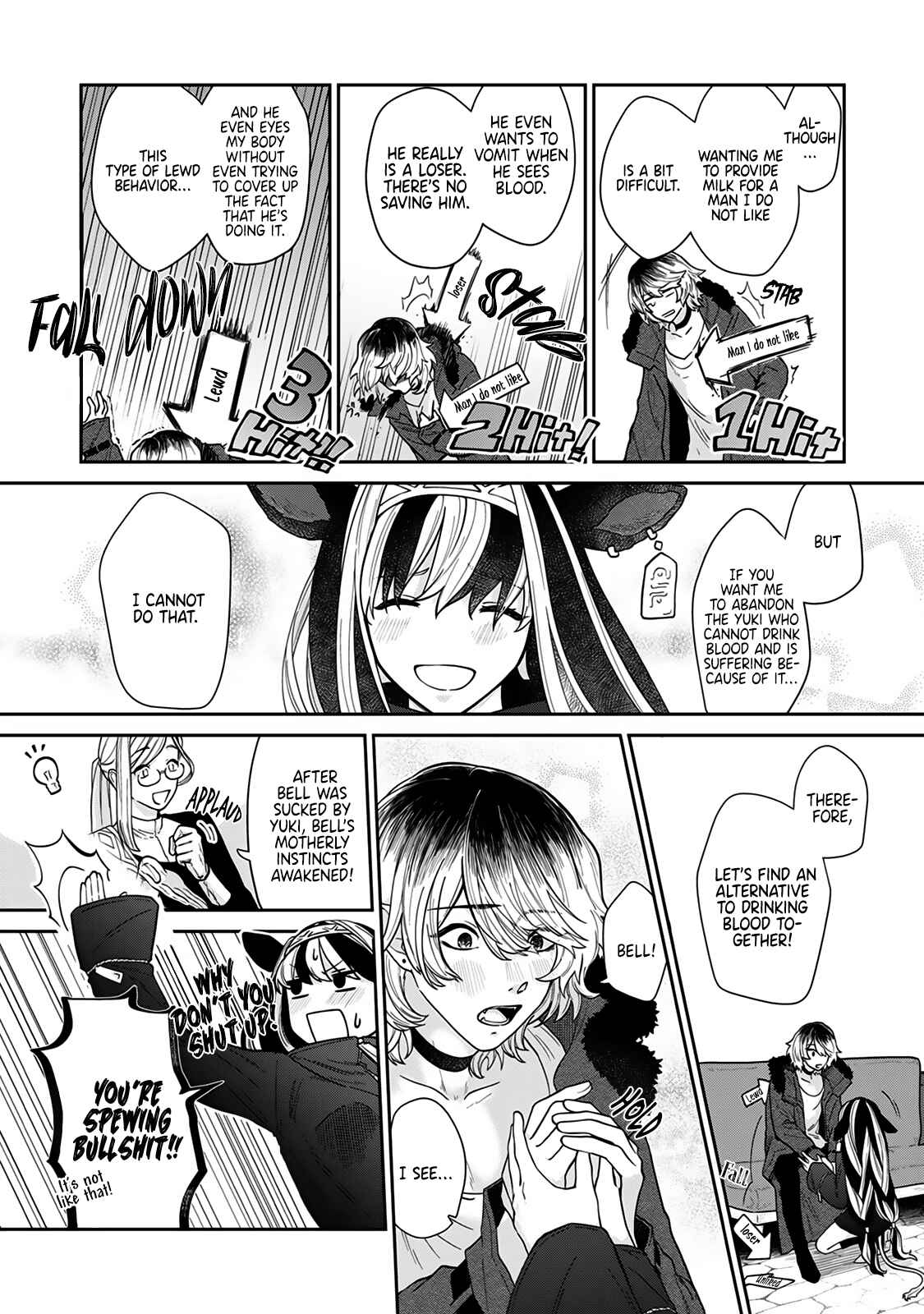 Page 12 Chapter 2 The Virgin Vampire Only Drinks Milk
