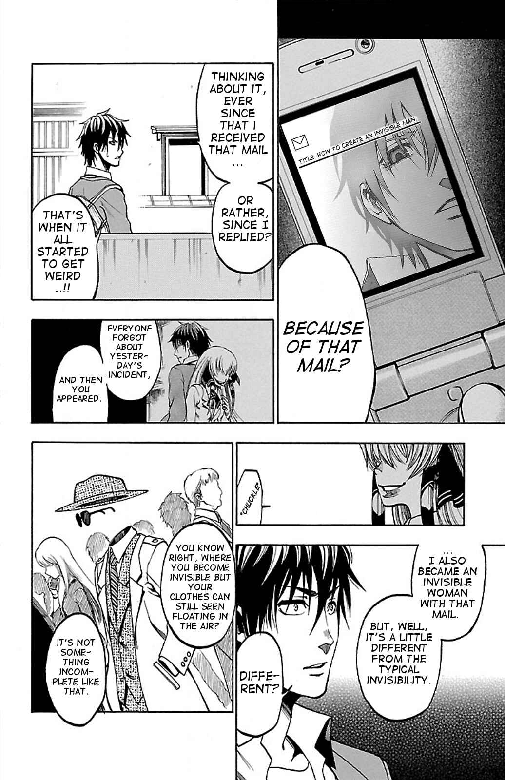 Page 10 Chapter 2 Toumei Ningen no Tsukurikata