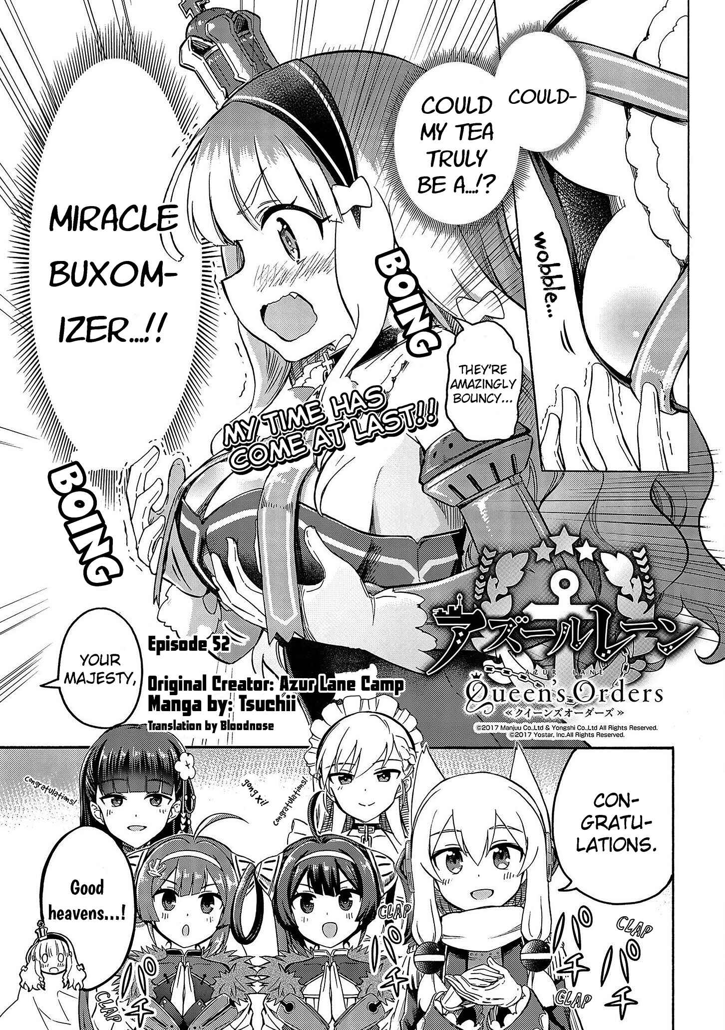 Page 1 Chapter 52 Azur Lane: Queens Orders