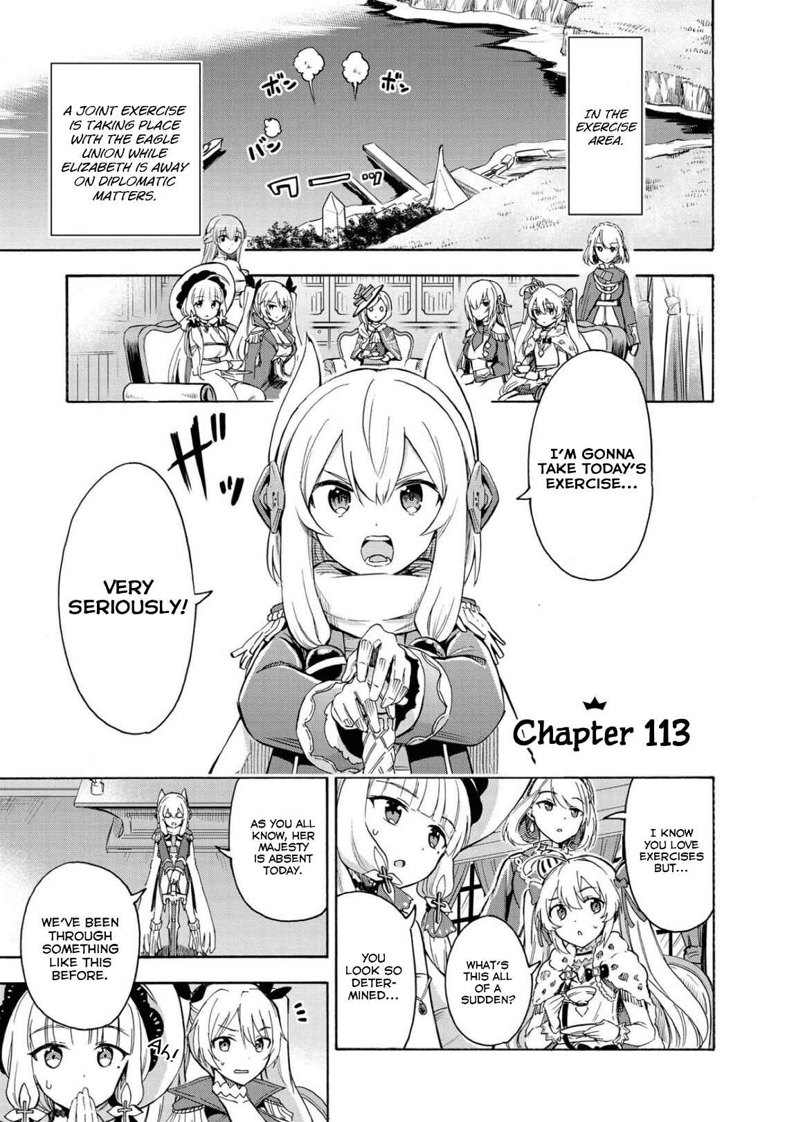 Page 1 Chapter 113 Azur Lane: Queens Orders