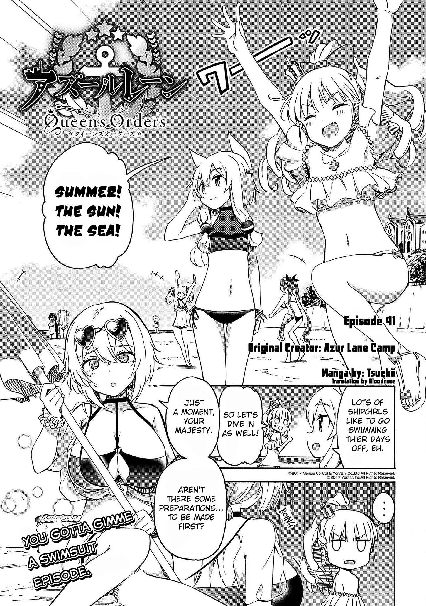 Page 1 Chapter 41 Azur Lane: Queens Orders
