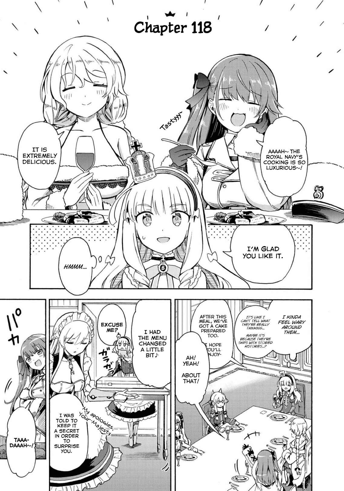 Page 1 Chapter 118 Azur Lane: Queens Orders