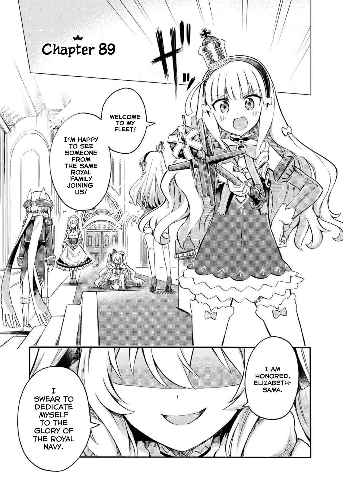 Page 1 Chapter 89 Azur Lane: Queens Orders