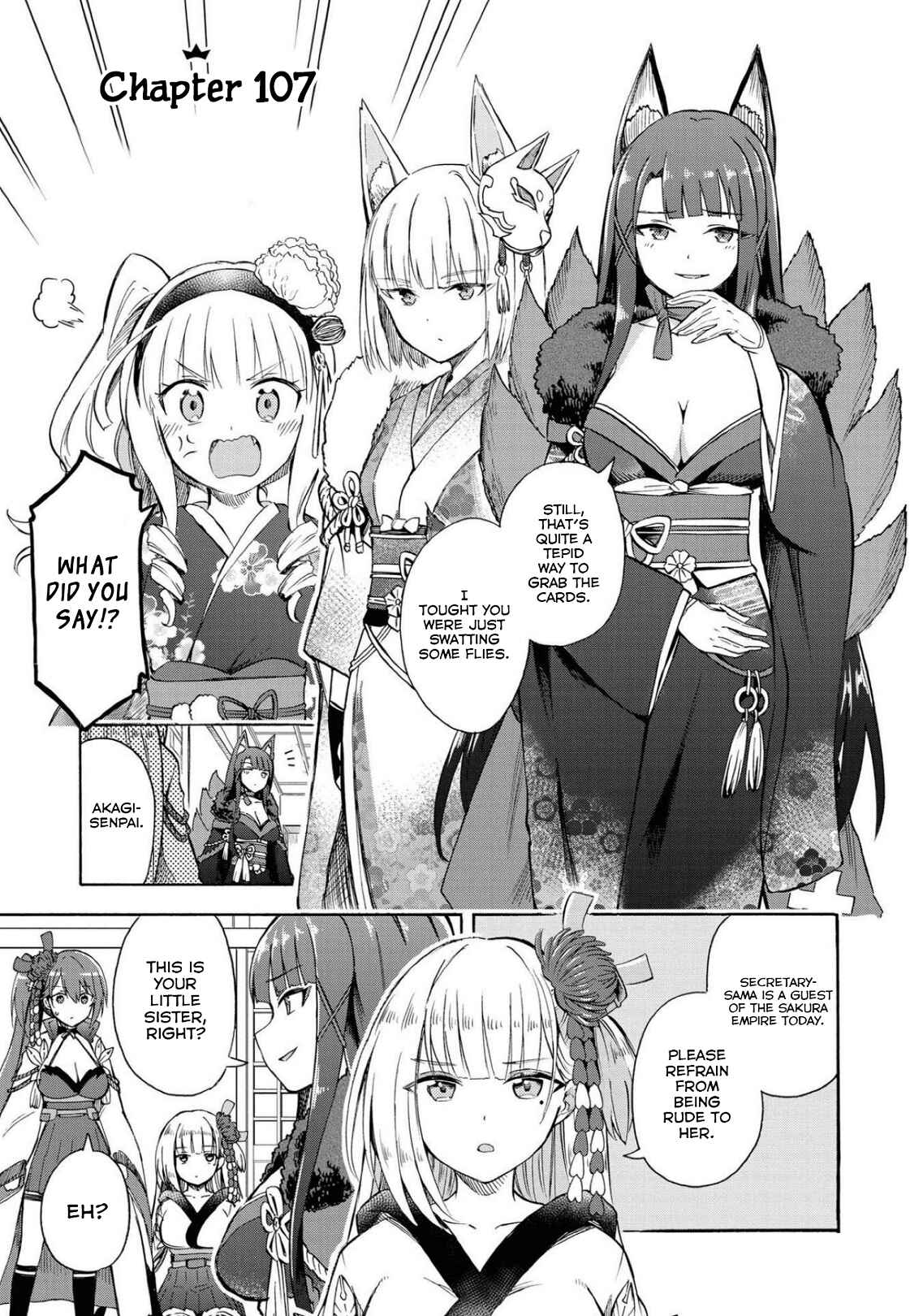 Page 1 Chapter 107 Azur Lane: Queens Orders